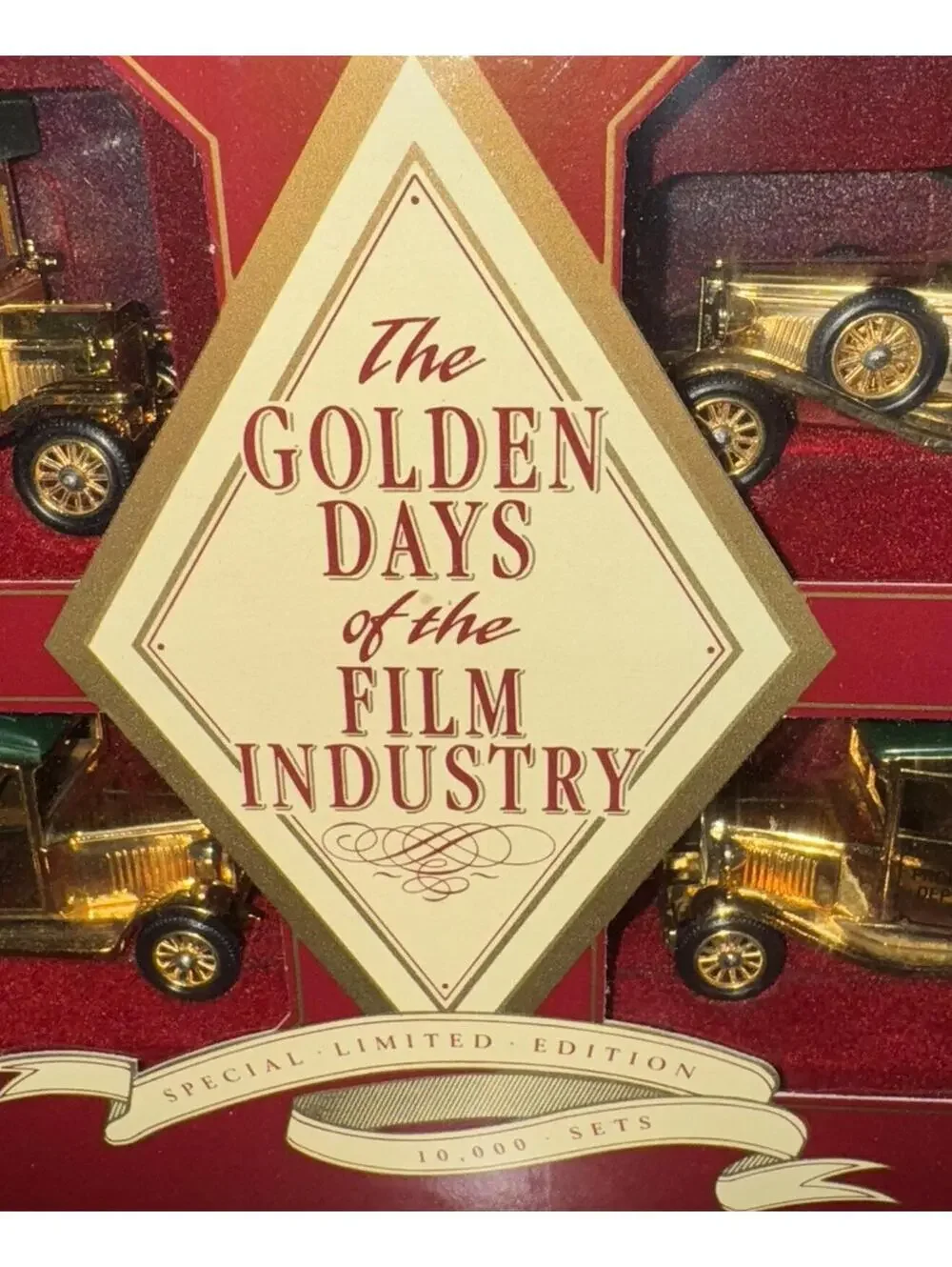 Lledo The Golden Days Of The Film Industry Collection 24K Gold Plated Limited Ed
